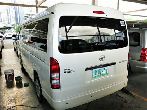 Used Toyota Hi Ace Grandia 2012 Hi Ace Grandia For Sale Pasig City