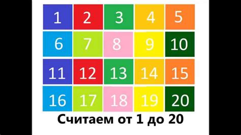 Цифры От 1 До 20 Фото — Скачать фото