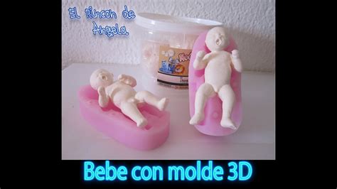 Diy Como Usar Molde D De Bebe Para Fimo Sculpey Pasta Flexible O