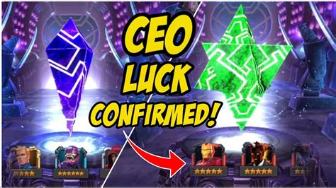 Mcoc Mythic Crystal Opening Ceo Luck Confirmed Marvel Contest Of Champions Youtube