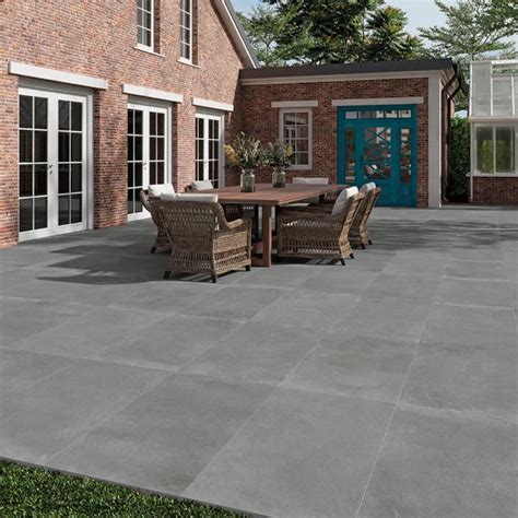 Concreto Anthracite Porcelain Paving Stonesuperstore