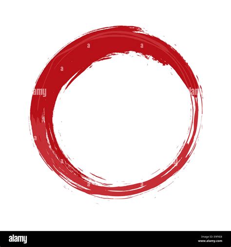 Red Paint Circle Hi Res Stock Photography And Images Alamy