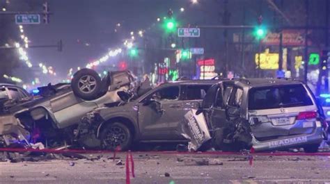 2 Dead 16 Injured After Stolen Car Driving The Wrong Way Causes Multi