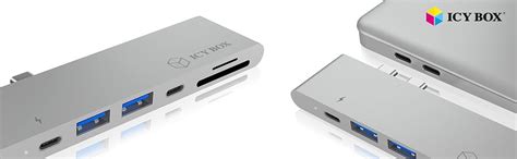 Icy Box Ib Dk C Thunderbolt Dockingstation F R New Macbook Pro