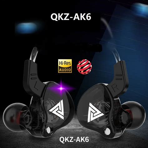 QKZ AK6 Наушники-вкладыши Для Бега С Микрофоном Разъем 3 | AliExpress