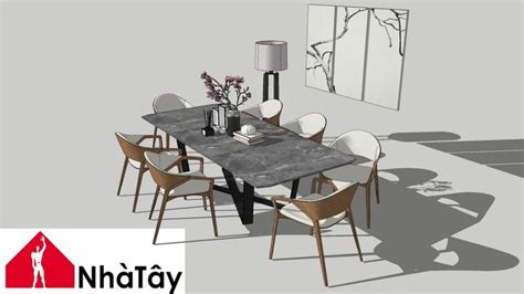 Combo Dining Table 3D Warehouse In 2023 Interior Ceiling Design