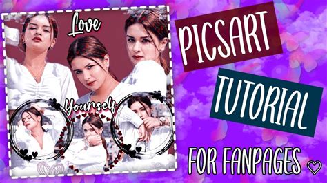 Picsart Tutorial Fanpage ♡ Youtube