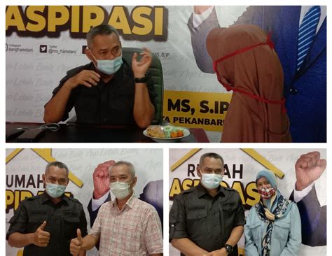 Jemput Aspirasi Masyarakat Ketua DPRD Pekanbaru Hamdani Buat Rumah