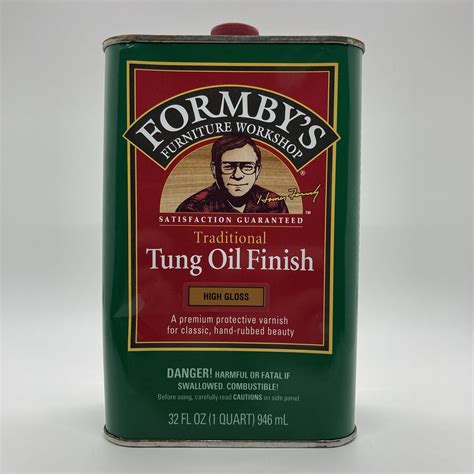 Formby's Tung Oil Finish - High Gloss - 1 Quart (32 fl oz) - Damaged