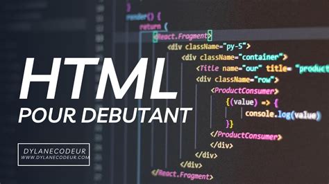 Apprendre Les Bases Du Html Structure Balises Et Exemples Pour