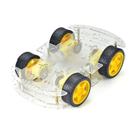 2 4WD Robot Smart Car Chassis Kits With Speed Enco Vicedeal