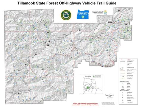 Tillamook State Forest Camping Map - Printable Map