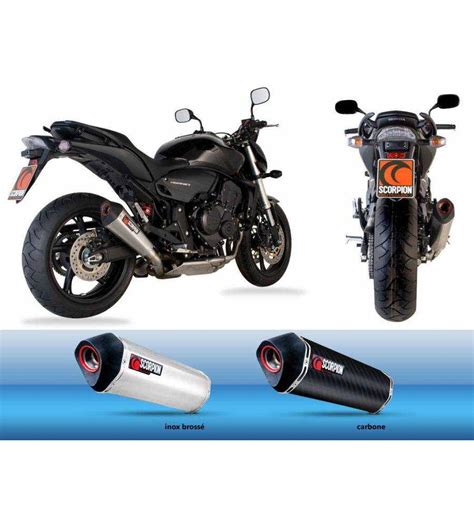 Silencieux Scorpion Serket En Inox Brosse Pour Honda