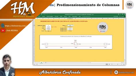 Excel Para Predimensionamiento De Columnas En AlbaÑilerÍa Confinada