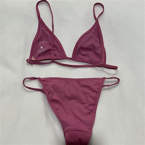 Pacsun Pink Bikini Both Size Xs Barely Used Depop