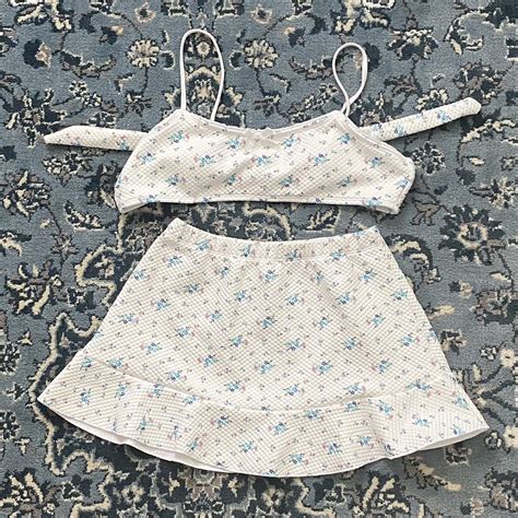 Floral Bikini Set In Perfect Condition Never Worn Depop