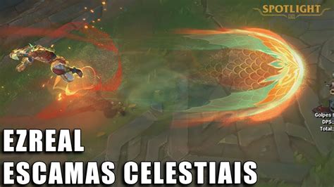 Ezreal Escamas Celestiais League Of Legends Previa Youtube