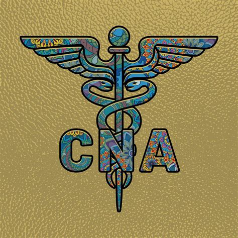 Cna Nurse Medical Symbol Caduceus Cna Nurse Practitioner Vector