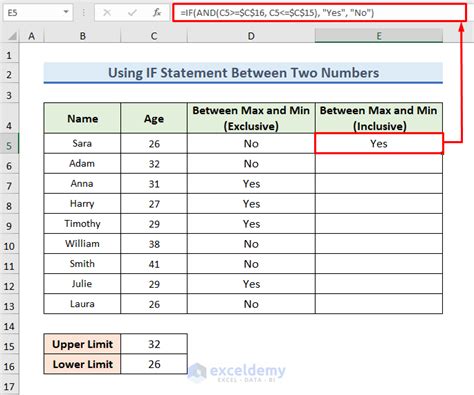 Excel If Statement Between Two Numbers Ideal Examples