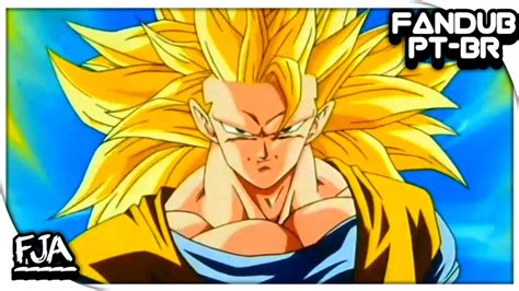 Goku Se Transforma Em Super Saiyajin Fandub Ptbr Youtube