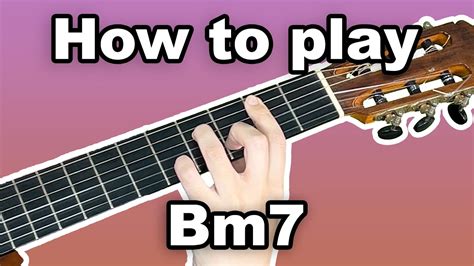 Bm7 Chord On Guitar