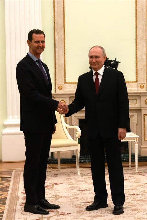 Meeting With President Of Syria Bashar Al Assad • President Of Russia