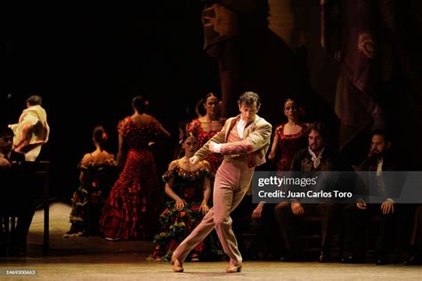 Dancers Perform On Stage During The National Ballet Of Spains Play