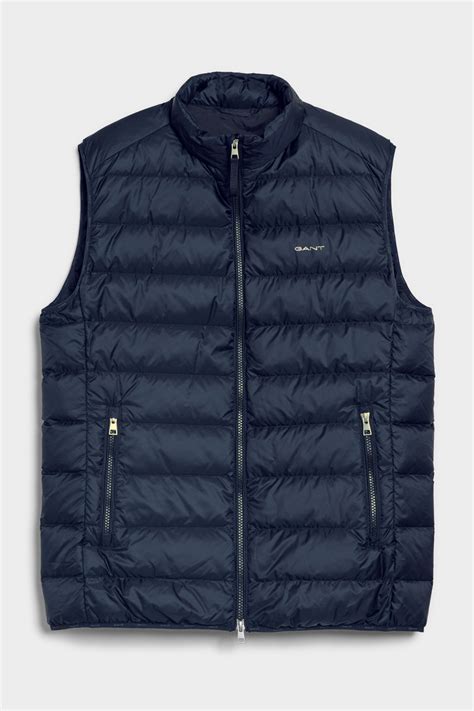 Vesta Gant Light Down Gilet Evening Blue Gant Cz