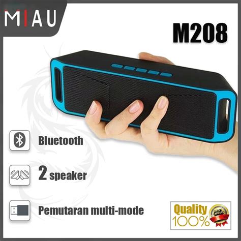 Jual Megabass Speaker Bluetooth M208 Mini Wireless Stereo Music Speaker