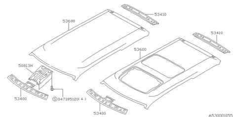 Visual Guide To Subaru Outback Interior Floor And Driver Pan Body Parts