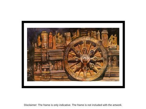 Konark Temple - Scenery Water Painting | World Art Community