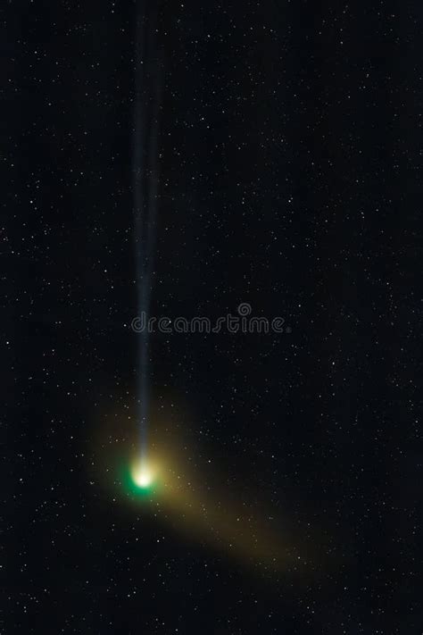 Comet C2022 E3, Bright Green Nucleus and Comet S Ion Tail. 30th Jan 23 ...