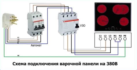 Подключение варочной панели к электросети: 3 провода, трехфазная ...