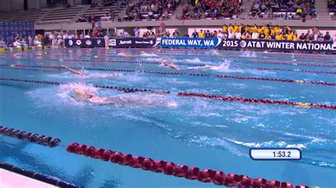 2015 AT T Winter National Championships Women S 400m Freestyle C Final