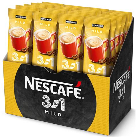 Разтворимо кафе Nescafe 3in1 Mild, 24x15 гр - eMAG.bg