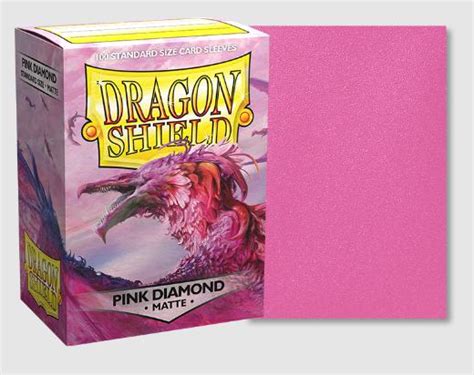 Dragon Shield Matte Standard Sleeves 100ct Pink Diamond Eclectic