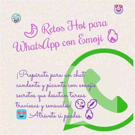 Retos Hot Para WhatsApp Con Emoji