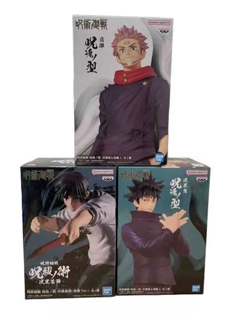 Set Of Jujutsu Kaisen Sukuna Megumi Fushiguro Toji Fushiguro Figure