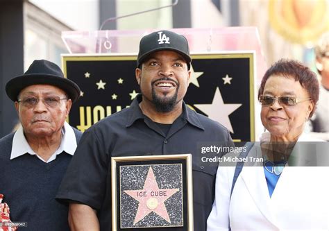 O'Shea Jackson Jr. aka Ice Cube with his parents, Doris Benjamin and