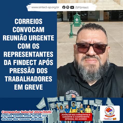 Correios Convocam Reuni O Urgente Os Representantes Da Findect Ap S