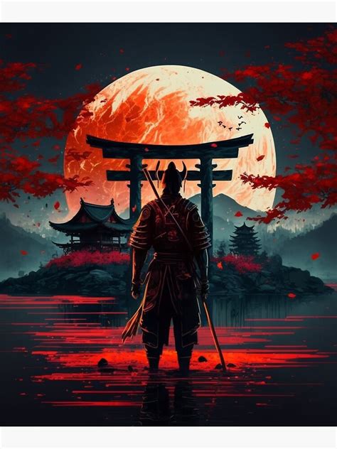 "Ghost of Tsushima Ninja" Poster for Sale by Ikigai27 | Redbubble