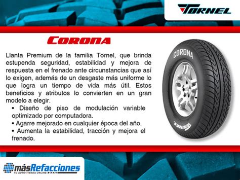 Llanta P185 70r13 85s Tornel Corona MercadoLibre