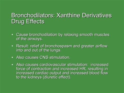 Bronchodilators Ppt