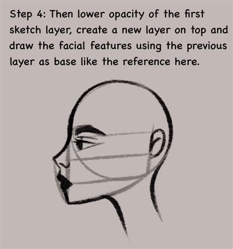 A Step-by-Step Guide to Drawing a Side Profile – MuzenikArt