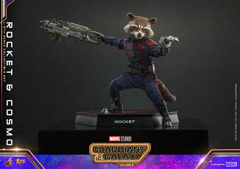 Hot Toys Rocket And Cosmo Figure Set Marvel Guardians Of The Galaxy Vol Scale Limited