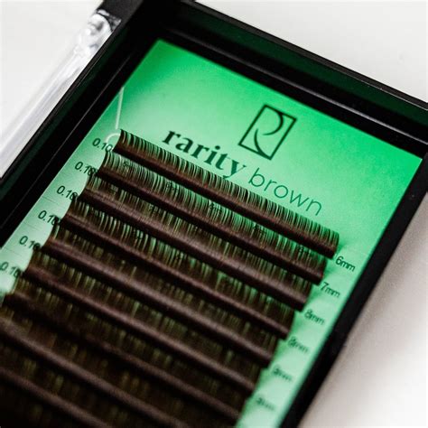 Rarity Dark Brown Lashes Mix Mm Rz Sy