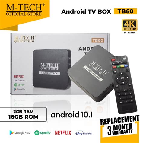 Jual Android TV BOX Mtech TB60 2 16 Shopee Indonesia