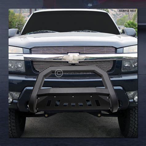 For Ford F Matte Black Avt Edge Bull Bar Brush Push Bumper