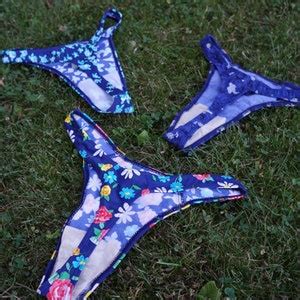 S Floral Print High Cut Thong Bikini Bottom Vintage Deadstock Separates Etsy