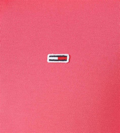 Buy Tommy Hilfiger Laser Pink Slim Fit Polo T Shirt For Men Online